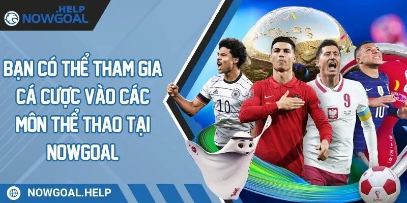Bạn có thể tham gia cá cược vào các môn thể thao tại Nowgoal