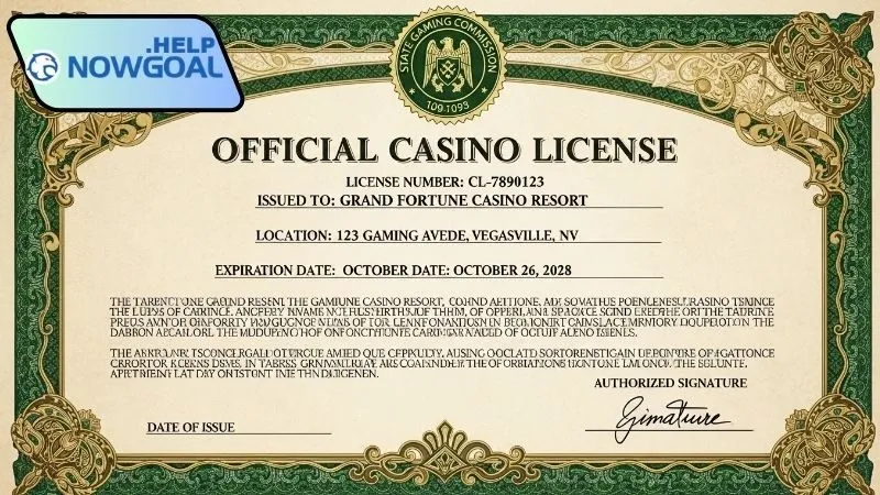 Casino trực tuyến có giấy phép là gì?